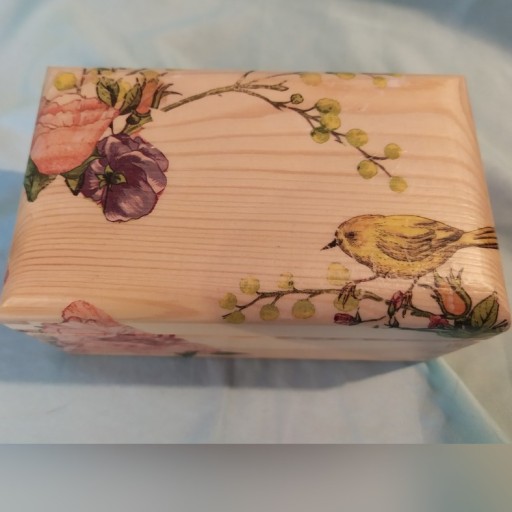 Zdjęcie oferty: Szkatułka drewniana decoupage święta prezent