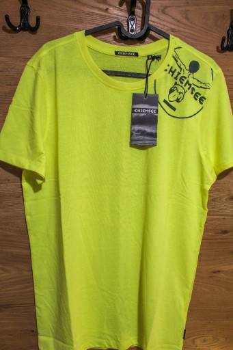 Zdjęcie oferty: Chiemsee Męski T-Shirt Koszulka Żółta Nowa r. M