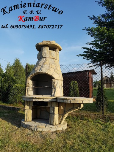 Zdjęcie oferty: Kominek, grill ogrodowy z kamienia piaskowego (B5)