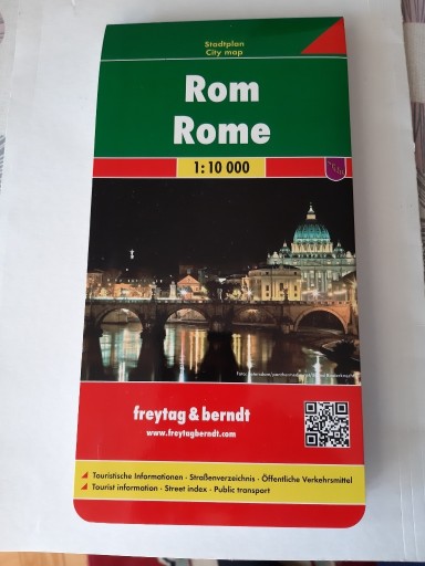 Zdjęcie oferty: Stadtplan/City map Roma/Rome,F&B,1:10.000,nowa