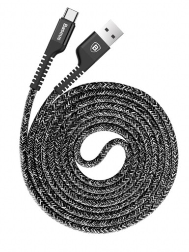 Zdjęcie oferty: Mocny Kabel Podróżny USB-C Typ-C 1.5m Czarny