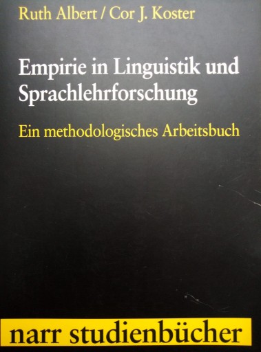 Zdjęcie oferty: Empirie in Linguistik und Sprachlehrforschung