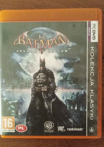 Zdjęcie oferty: Batman Arkham Asylum pc dvd pl