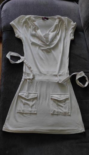 Zdjęcie oferty: Biała sukienka/tunika S