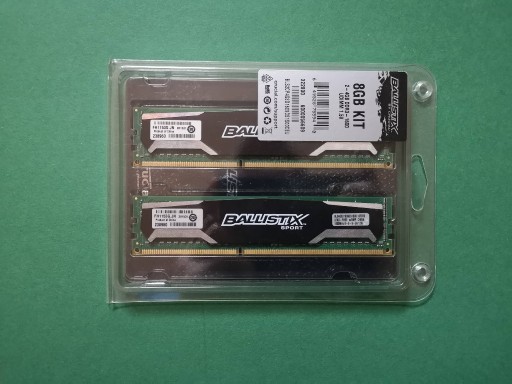 Zdjęcie oferty: Pamięć RAM Crucial Ballistix 2X4GB KIT 8GB DDR3