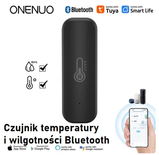 Zdjęcie oferty: Czujnik temperatury Bluetooth THB2 czarny