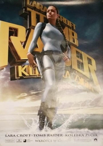 Zdjęcie oferty: Plakat Lara Croft, Angelina Jolie