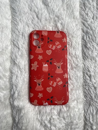 Zdjęcie oferty: Czerwone Etui case iPhone 11 świąteczne