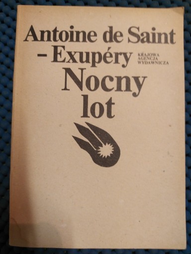 Zdjęcie oferty: Książka "Nocny lot" Antoine de Saint-Exupery