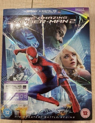 Zdjęcie oferty:  The Amazing Spider-Man 2 - Blu Ray