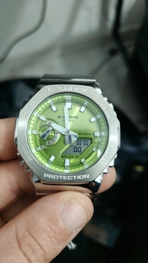 Zdjęcie oferty: MĘSKI ZEGAREK CASIO G-SHOCK GM-2110D-3AER G-SHOCK SREBRNY NA BRANSOLECIE