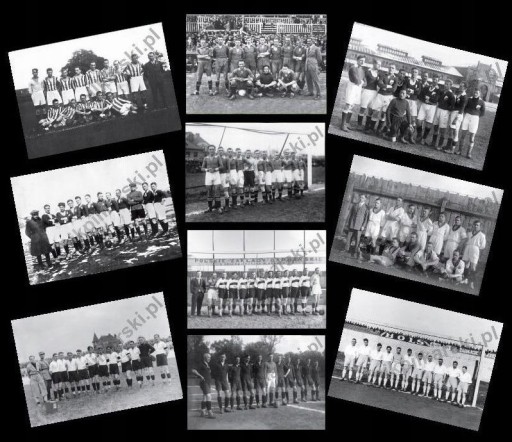 Zdjęcie oferty: 10 pocztówek przedwojennych klubów sport nr 91-100