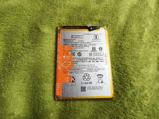 Zdjęcie oferty: Bateria  Xiaomi Redmi Note 9t Poco M3 BN62 6000mAh