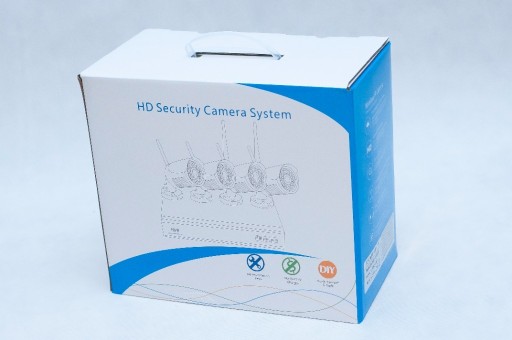 Zdjęcie oferty: zestaw 4 kamery IP 3MP wifi lan rejestrator HD