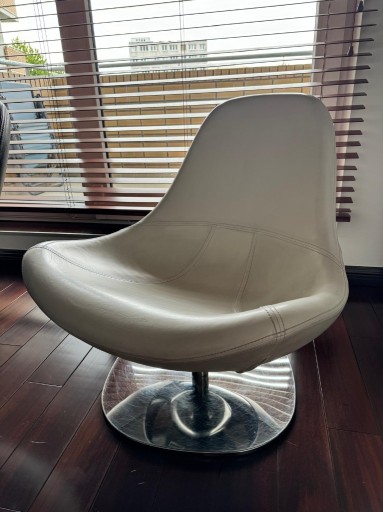 Zdjęcie oferty: Fotel obrotowy IKEA TIRUP biały skóra