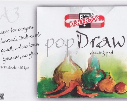 Zdjęcie oferty: Blok rysunkowy Pop Draw Koh-I-Noor 180g - A3, 30 a