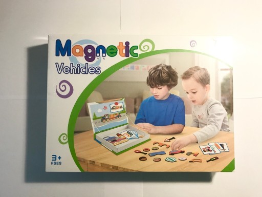Zdjęcie oferty: Układanka magnetyczna, pojazdy puzzle dla dziecka