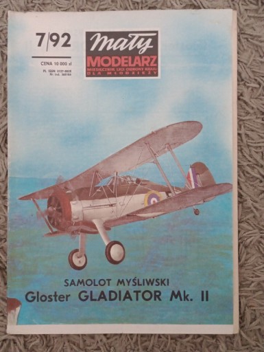 Zdjęcie oferty: Gloster-Mały Modelarz 7/92