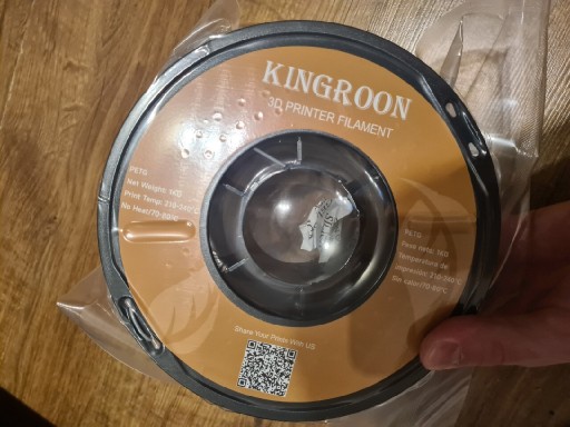 Zdjęcie oferty: Filament PETG 1kg szary 