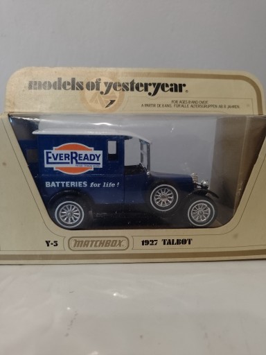 Zdjęcie oferty: Matchbox models of yesteryear y-5 talbot 