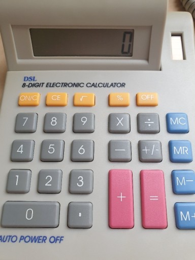 Zdjęcie oferty: DSL 8-Digit Multi Function Desk Calculator