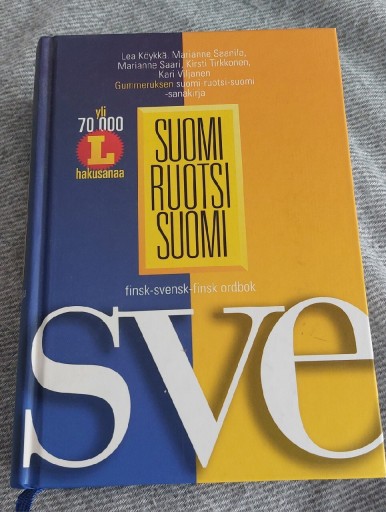 Zdjęcie oferty: Słownik fińsko-szwedzki, szwedzko-fiński
