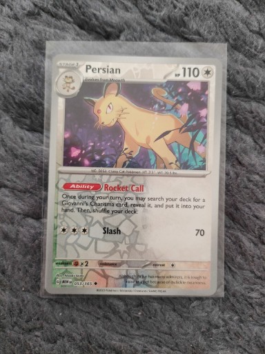 Zdjęcie oferty: Pokemon TCG Mew 151 - reverse holo Persian