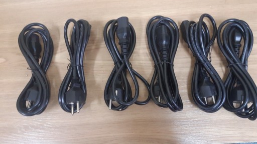 Zdjęcie oferty: Kabel Przewód zasilający do komputera 1,5 m - 6szt
