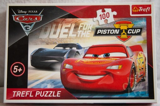 Zdjęcie oferty: Trefl Puzzle 100 Auta 3 Piston Cup 16313