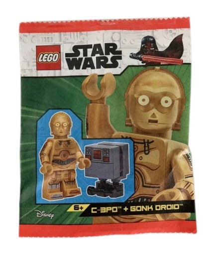 Zdjęcie oferty: LEGO Star Wars Minifigure Polybag - C-3PO and Gonk Droid #912310