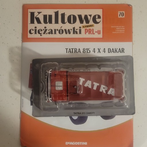 Zdjęcie oferty: Kultowe Ciężarówki z PRL-u Nr 70 Tatra 815 Dakar