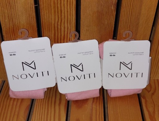 Zdjęcie oferty: Rajstopy bawełniane (różowe) - rozmiary 52/56