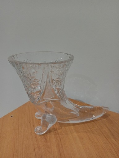 Zdjęcie oferty: Kryształowy wazon na nóżkach 