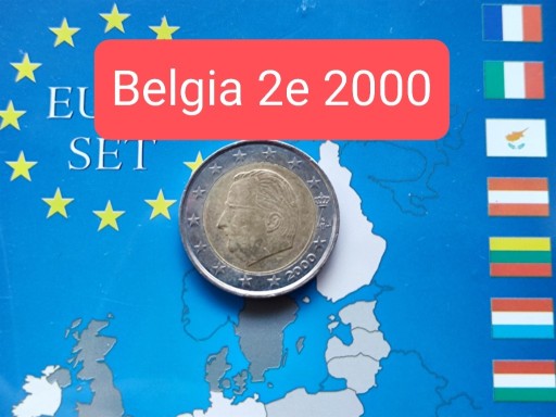 Zdjęcie oferty: Belgia 2 euro 2000