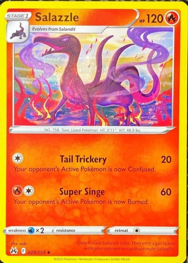 Zdjęcie oferty: Karta Pokemon - Salazzle - 028/159