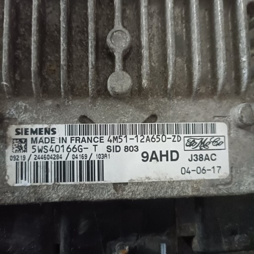 Zdjęcie oferty: Sterownik Siemens 5WS40166GT 4M5112A650ZD