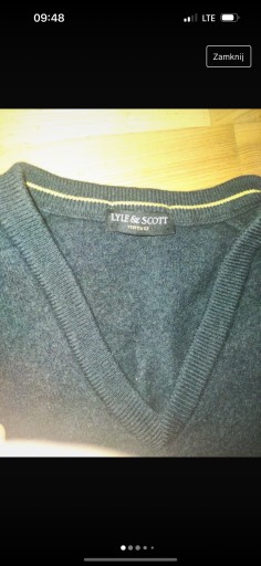 Zdjęcie oferty: (76) lyle&scott vintage sweter real vintage wełna