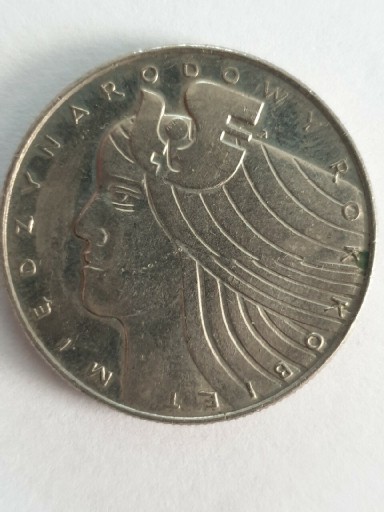 Zdjęcie oferty: Moneta Międzynarodowy Dzień Kobiet 20 zł z 1975 r