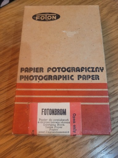 Zdjęcie oferty: Papier fotograficzny foton 9x14 prl