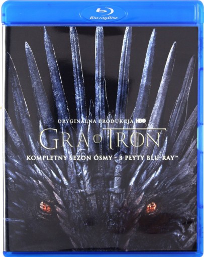 Zdjęcie oferty: Gra o Tron sezon 8 HBO 3xBlu-ray lektor napisy PL