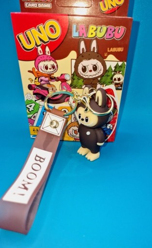 Zdjęcie oferty: Karty UNO – LABUBU +  Brelok Labubu (Brązowy