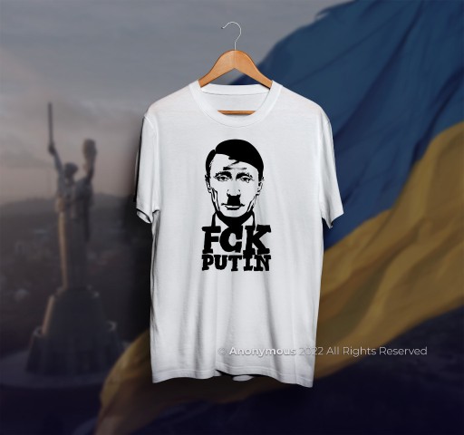 Zdjęcie oferty: Koszulka - Wojna na Ukrainie. Model FCK PUTIN L