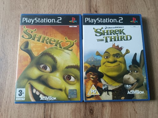 Zdjęcie oferty: Zestaw dwóch części gry Shrek na PlayStation 2 