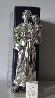 Zdjęcie oferty: Figurka posrebrzana Święty Antoni prezent