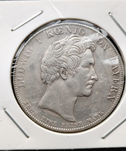 Zdjęcie oferty: TALAR Ludwig I 1832 R. (Kopia) AG 18,99g