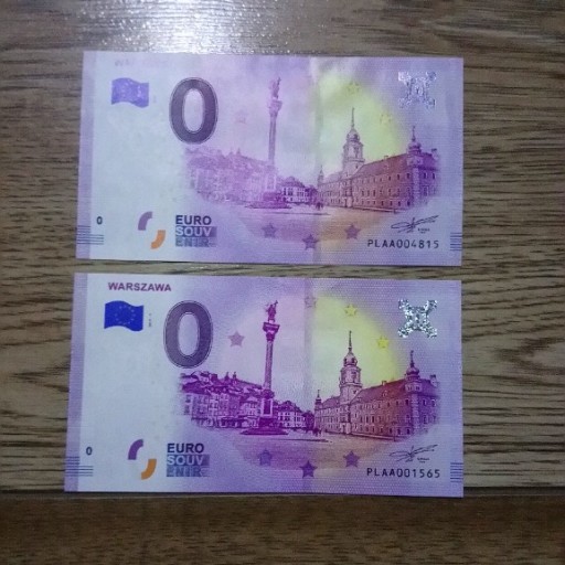 Zdjęcie oferty: Banknot 0 euro Warszawa 
