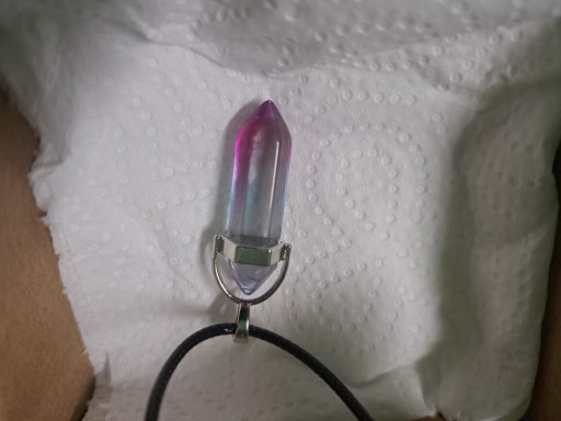 Zdjęcie oferty: Naszyjnik ze szkła w kolorze tęczowym 