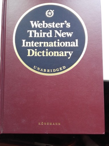 Zdjęcie oferty: Websters third new international dictionary