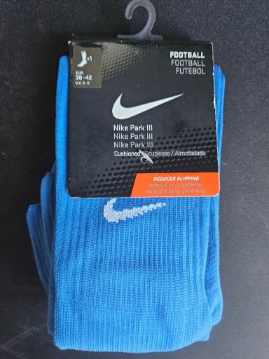 Zdjęcie oferty: Getry Nike Park III Sock EUR 38-42 niebieskie
