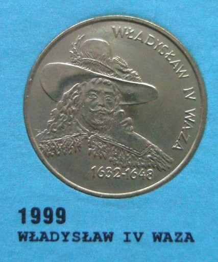 Zdjęcie oferty: 2 złote 1999, Władysław IV Waza, st. 1-